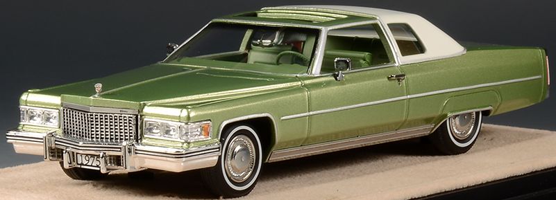 Cadillac Coupe Deville Lido Green Irid 1975 - John Ayrey Die Casts