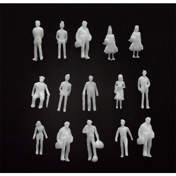 Architecture Plain White Figures - 50pcs