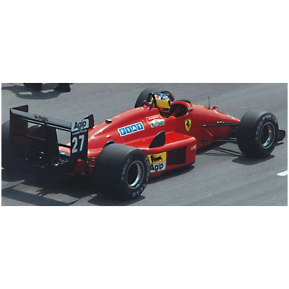 Ferrari F1-87/88C 1988 #27 Michele Alboreto 2nd Italy GP Monza 1988 w/Driver