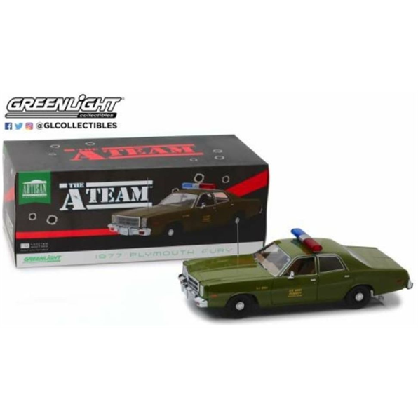 Plymouth Fury U.S. Army Police Colonel Rod erick Decker The A-Team (1983-87 TV Series