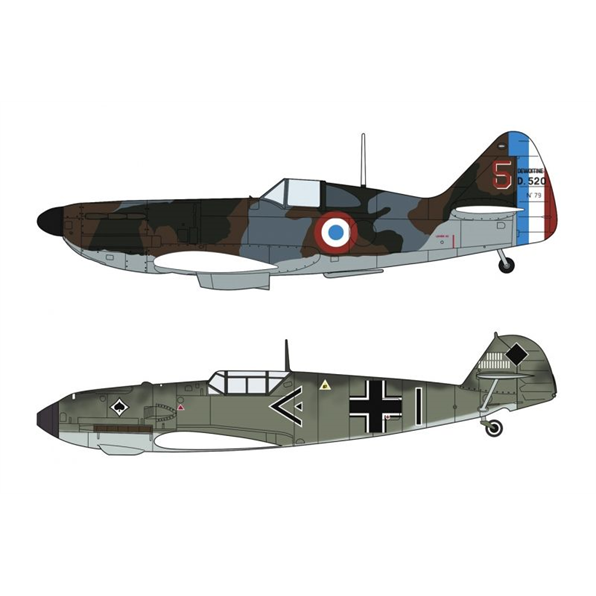 Dewoitine D.520 + Messerschmitt Bf109E 'Battle of France'