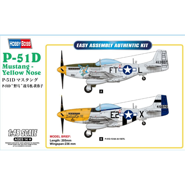 P-51D Mustang Yellow Nose