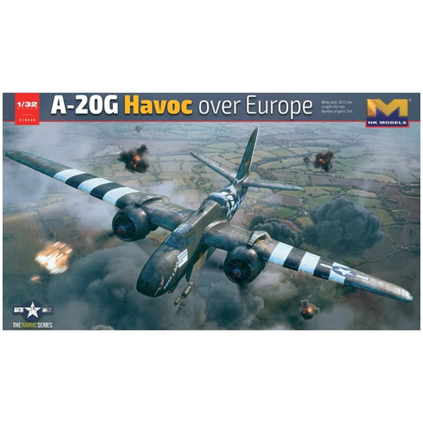 USAAF A-20G Havoc Over Europe 1944 Bomber Aircraft