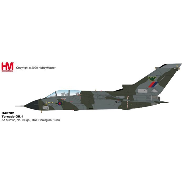 Tornado GR.1 ZA 592 'G' No. 9 Sqn. RAF Honington 1983