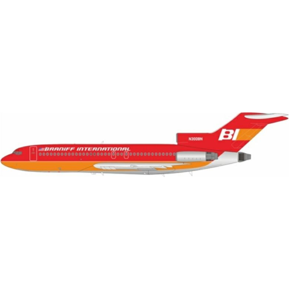 Boeing 727-191 Braniff Interational Airways N300BN w/Stand