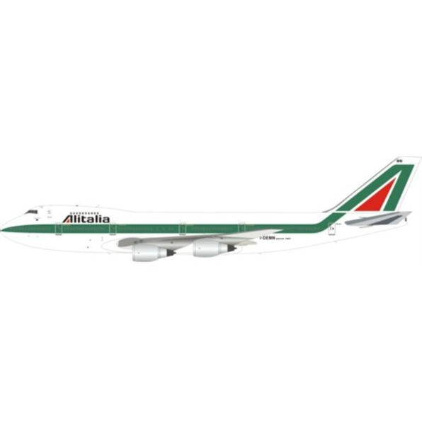 Boeing 747-200 Alitalia I-DEMN with Stand