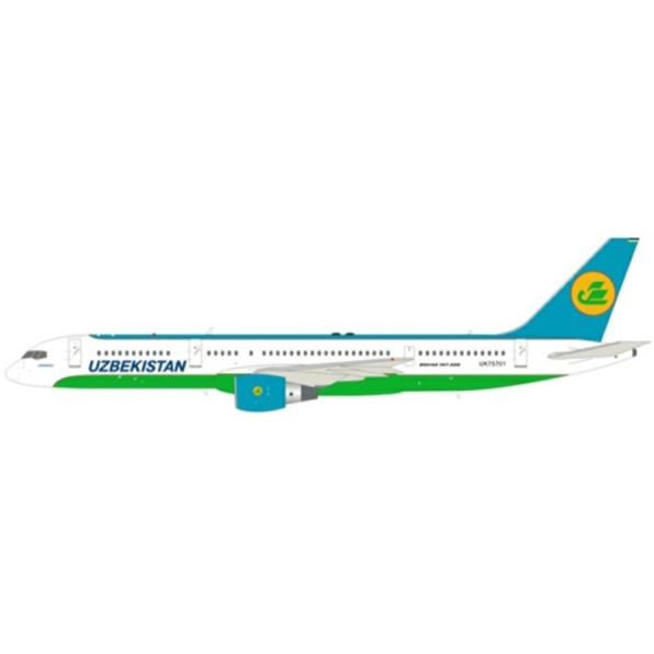 Boeing 757-23P Uzbekistan Airways UK75701 w/Stand