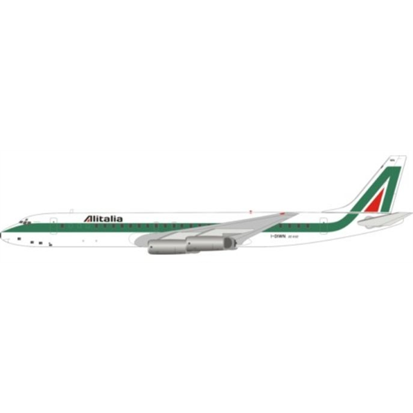 McDonnell Douglas DC-8-62H Alitalia I-DIWN with Stand