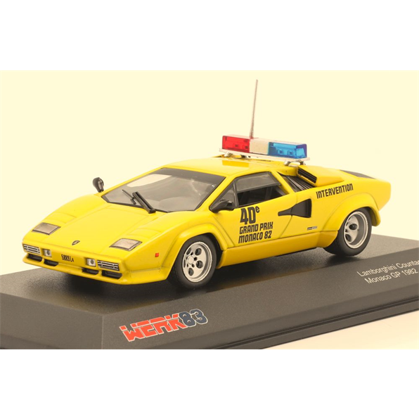 Lamborghini Countach F1 Safety Car(Yellow) Monaco GP 1982