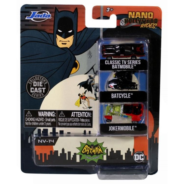 NANO 1966 Batman 3 Vehicle Set