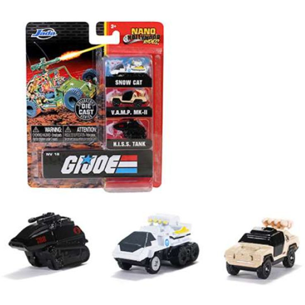 NANO GI Joe 3 Vehicle Set