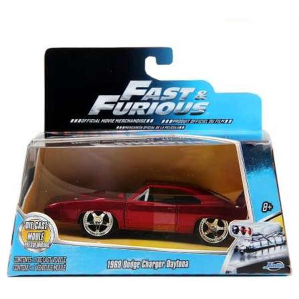 Dodge Charger Daytona 1969, red (F and F) 1:32 Fast and the Furious Series