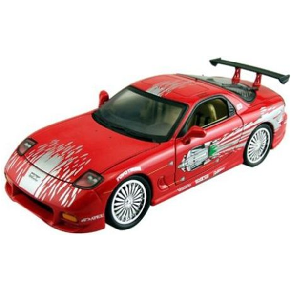 FF Dom's 1993 Mazda RX-7 Red 1:32 Fast and the Furious Series