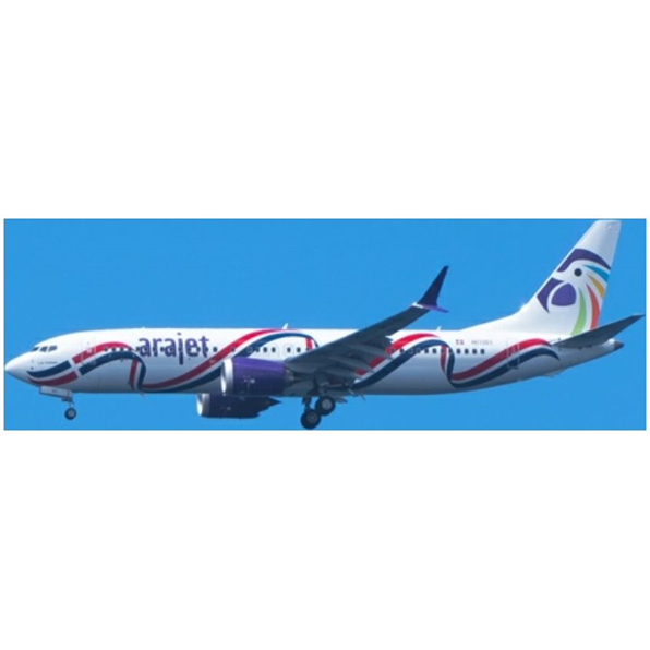 Boeing 737 MAX 8 Arajet Dominican Republic Flag HI1101 w/Antenna