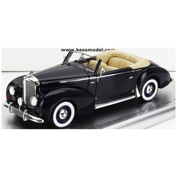 Bentley MKVI Blue Drophead Coupe Graber Cabrio Open 1948