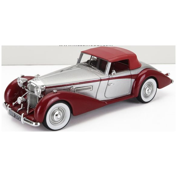 Bentley MKVI Drophead Silver/Red ch.B122DA Coupe Cabriolet Closed 1949