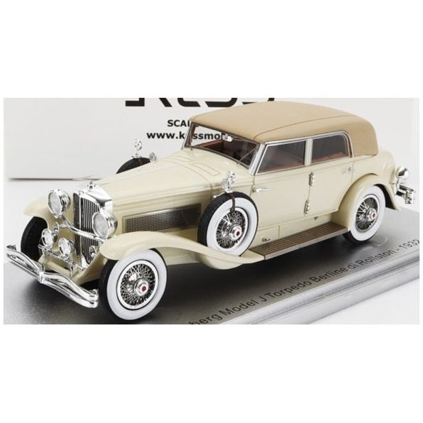 Duesenberg Model J Torpedo Beige Berline Rollston 1932