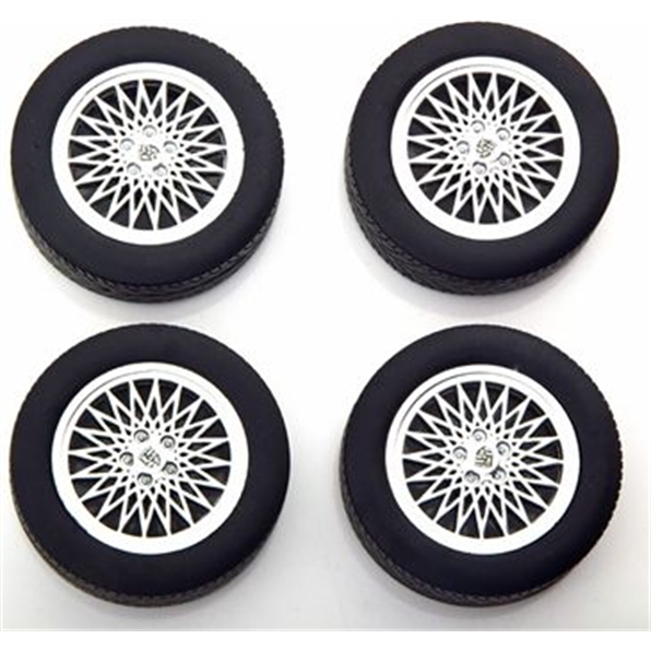 Porsche 924 Turbo Wheels and Tyres Set - John Ayrey Die Casts