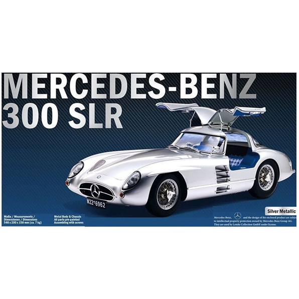 Mercedes Benz 300 SLR Uhlenhaut Coupe 'The Blue' (1:8th Diecast Kit)