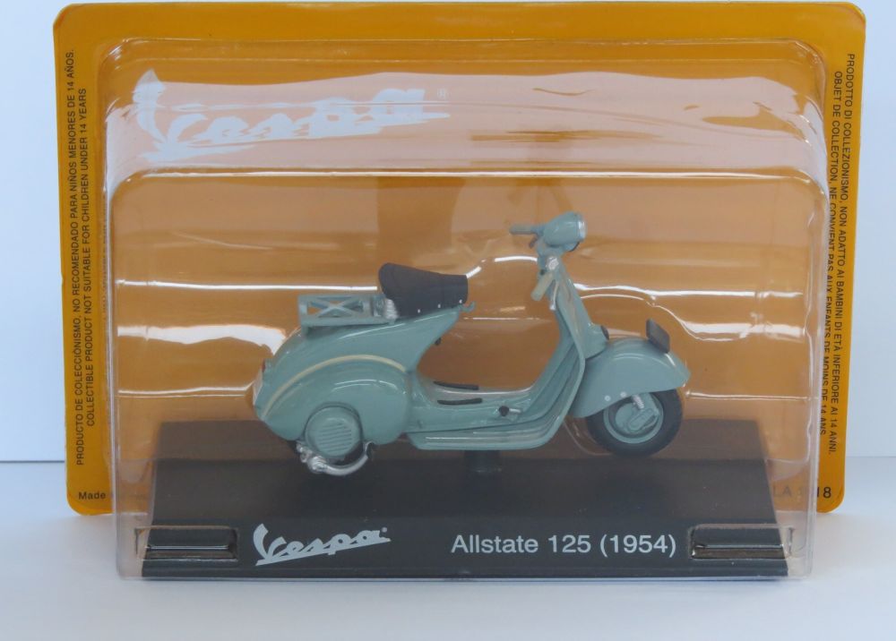 Allstate 125 1954 Vespa Collection in 1:18 - John Ayrey Die Casts