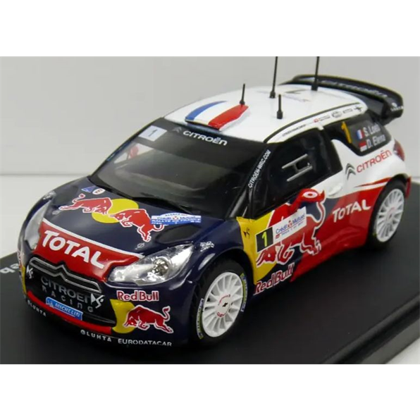 Citroen DS3 WRC - Loeb #1 - 2012 Rally Collection - Blister