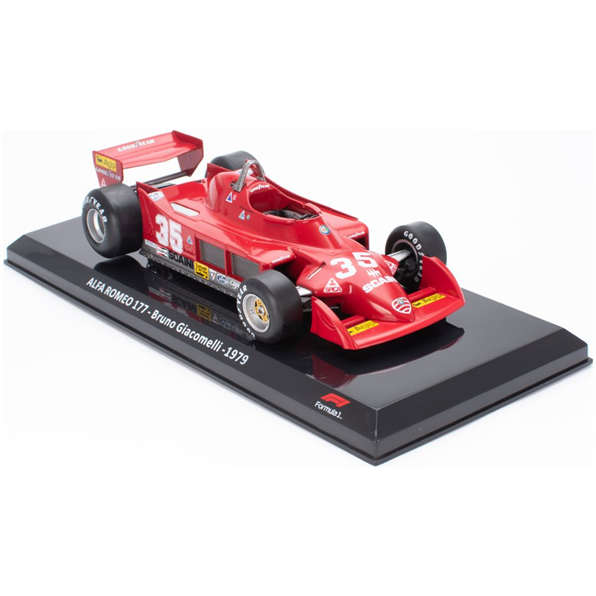 Alfa Romeo 177 - Bruno Giacomelli - 1979 Cased - 1:24th Scale F1 Collection