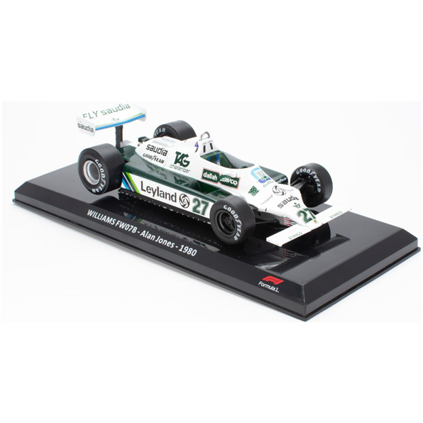 Williams FW07B - Alan Jones - 1980 Cased - 1:24th Scale F1 Collection