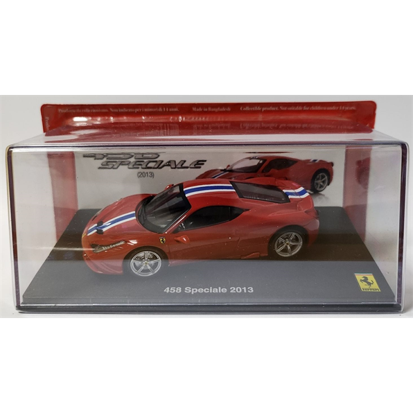 Ferrari 458 Speciale 2013 - Red - Stripes Ferrari Collection - cases