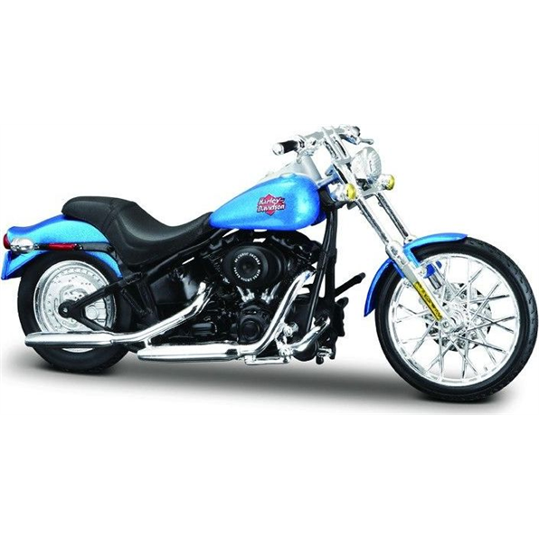 Harley-Davidson Fxstb Night Train 2002 Blu Blue (36)