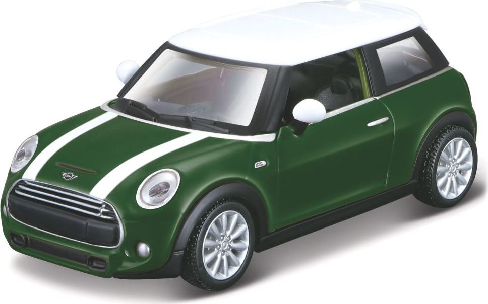 Mini Cooper Green/White - John Ayrey Die Casts