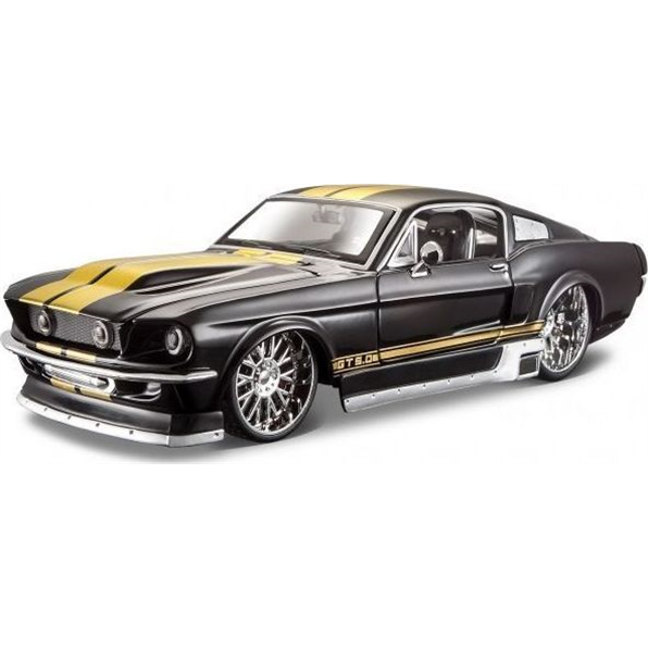 Ford Mustang GT 1967- Black (Allstars) c/w Gold Stripes - John Ayrey ...