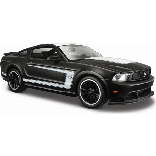 Ford Mustang Boss 302 (Matt Black Collecti ) - Black/White