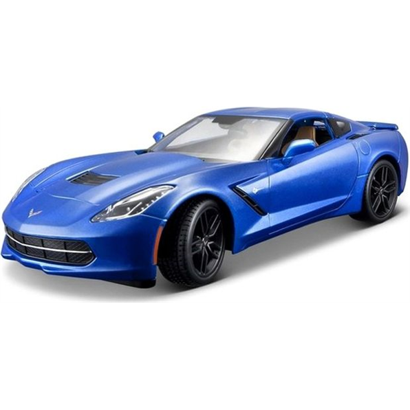 Chev Corvette Stingray Z51 2014 - Blue - John Ayrey Die Casts