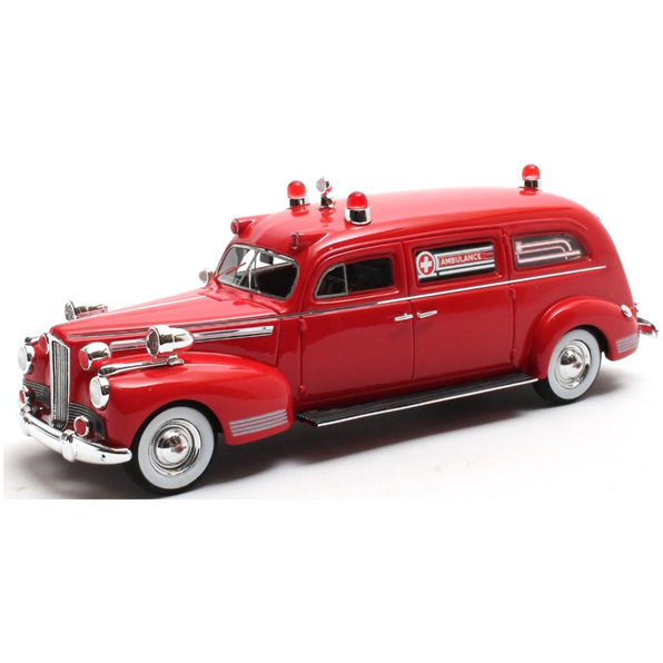 Packard Henney Ambulance 1940 Red