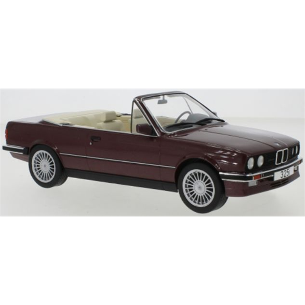 BMW 325i (E30) Cabriolet Metallic Red 1985