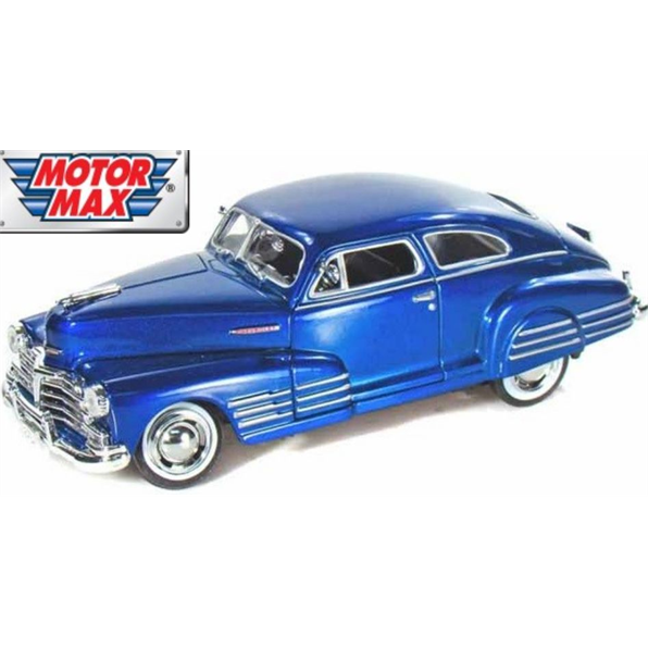 Chevrolet Aerosedan Fleetline 1948 - Blue - John Ayrey Die Casts