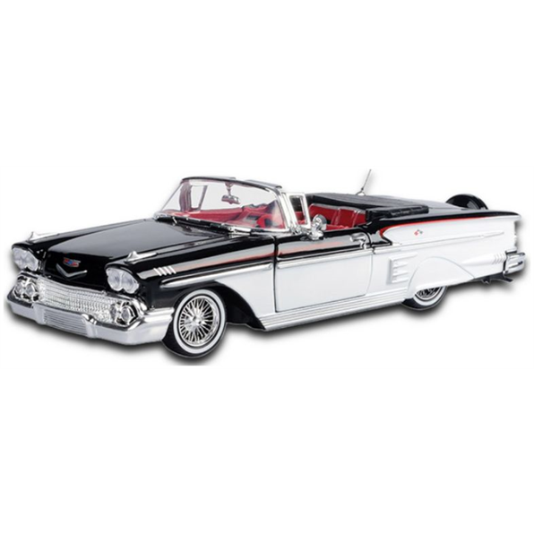 Chevrolet Impala 1958 Black/White 'Get Low