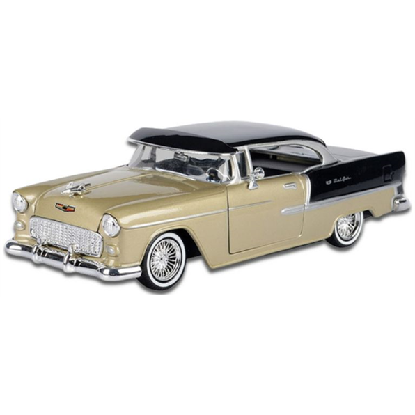 Chevy Bel Air Coupe 1955 Gold/Black 'Get Low'