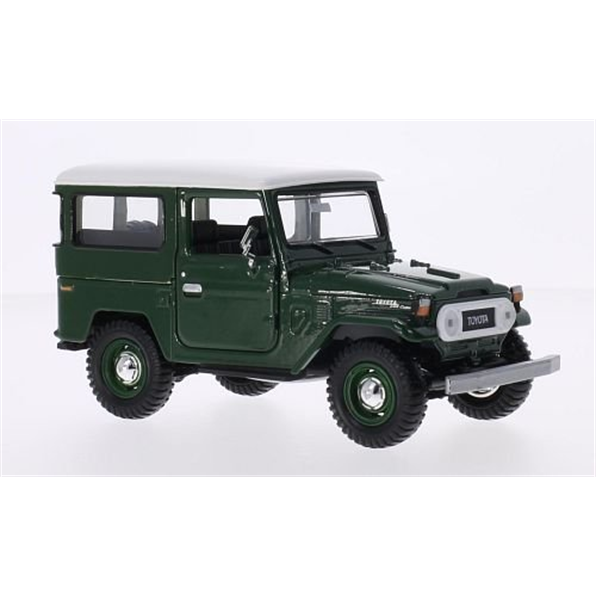 Toyota FJ 40 Soft Top-Dk.Green(White Roof)