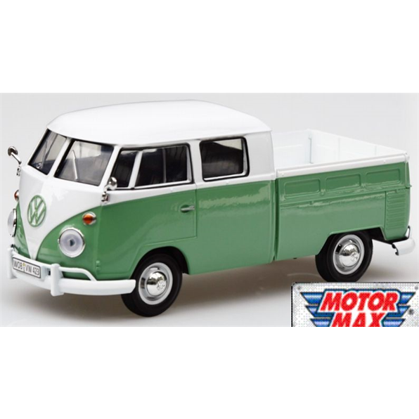 VW T2 Pickup Double Cab - Green/White