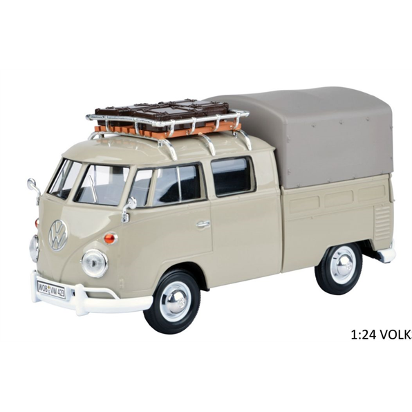 VW T1 D/cab canvas pick up + Roofrack grey