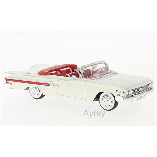 Chevrolet Impala Convertible, white, 1960