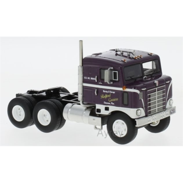 Kenworth 523 Bull Nose Dark Plum/White