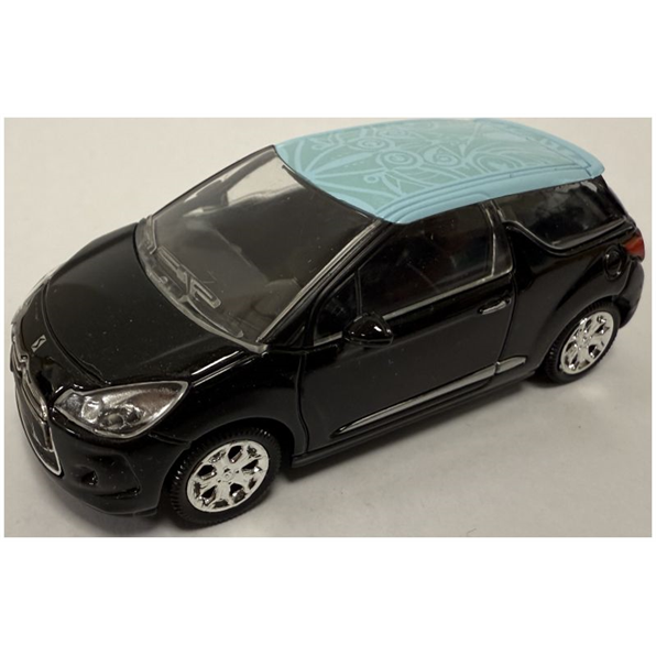 Citroen DS 3 2010 Black/Light Blue Roof