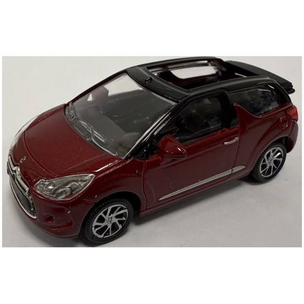 Citroen DS 3 Cabrio 2014 Red (Top Down)