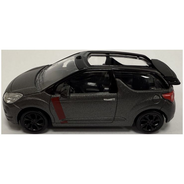 DS 3 Racing 2014 Grey/Red Stripe Top Down