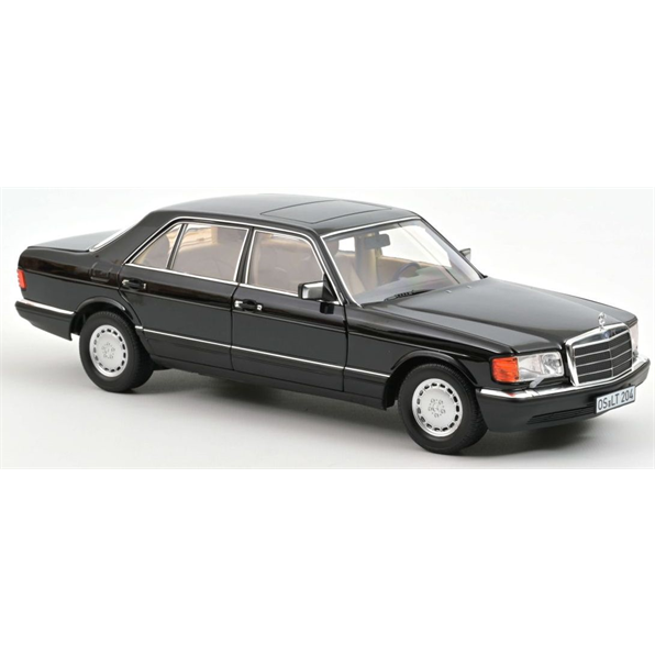 Mercedes Benz 560 SEL 1989 Black Metallic