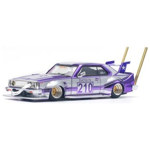 Skyline C210 Kaido Racer (Bosozoku Style) Purple Chrome/Silver