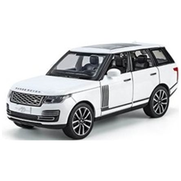 Range Rover 50th Anniversary Version White Opening Parts/Light and Sound -1:32 Q3001A