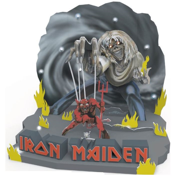 Iron Maiden' Band Logo LED Edition